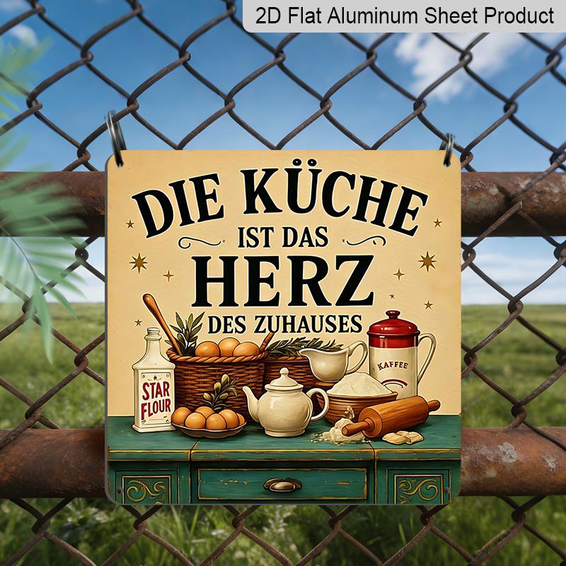 2D Flat - 1pc, Vintage Metal Sign, Decorative Plaque And Ornament, Retro Kitchen Theme, Cozy for Home Style, Wall Decoration for Family, Dining Room 20*20cm
2D Flat - 1pc, Vintage Metal Sign, Decorative Plaque And Ornament, Retro Kitchen Theme, Cozy for Home Style, Wall Decoration for Family, Dining Room 20*20cm