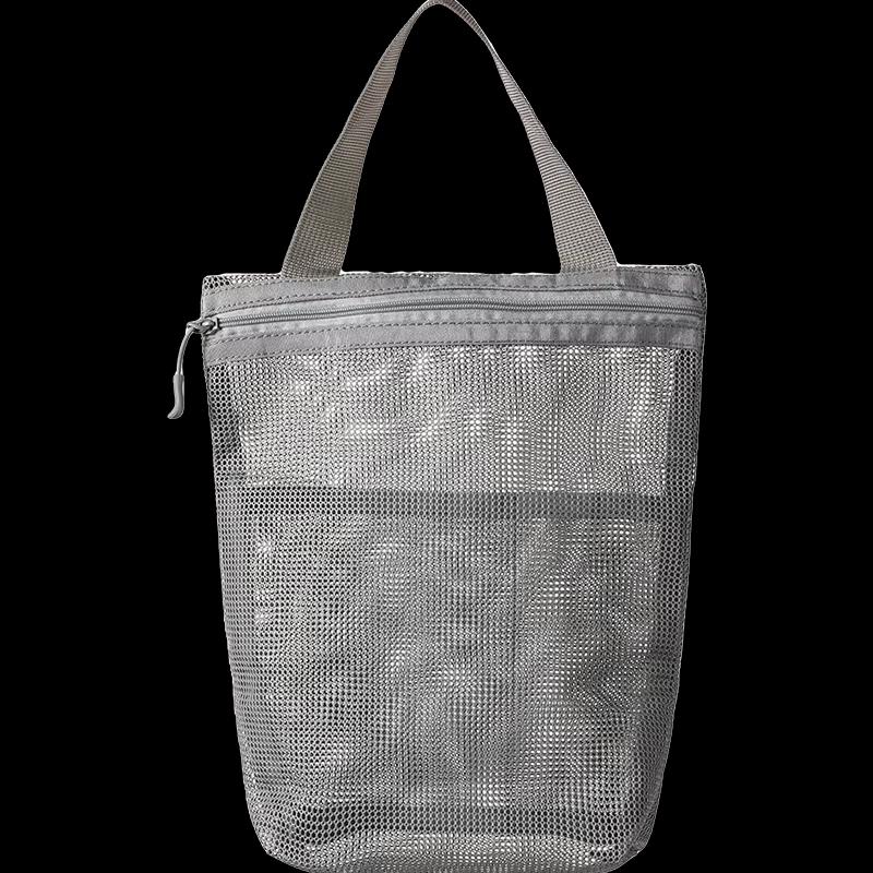 23x26cm Portable Toiletry Bag with Handy Handle Large Capacity Mesh Toiletry Storage Bag Makeup Bags for Business Trips Travel світло-сірого кольору
23x26cm Portable Toiletry Bag with Handy Handle Large Capacity Mesh Toiletry Storage Bag Makeup Bags for Business Trips Travel світло-сірого кольору