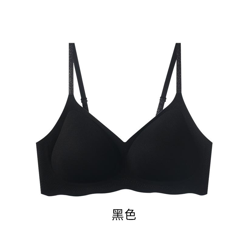 Mulberry silk, cool, seamless, breathable, no steel ring, gathering, sexy, deep v closed breasts, comfortable bra M(recommended 42.5-52.5kg ) чёрный
Mulberry silk, cool, seamless, breathable, no steel ring, gathering, sexy, deep v closed breasts, comfortable bra M(recommended 42.5-52.5kg ) чёрный