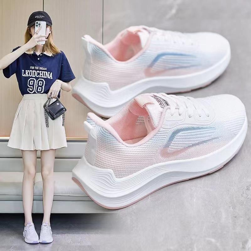 Sneakers women s spring 2024 thin breathable mesh soft sole fly-woven mesh shoes versatile single mesh casual running shoes 36
Sneakers women s spring 2024 thin breathable mesh soft sole fly-woven mesh shoes versatile single mesh casual running shoes 36