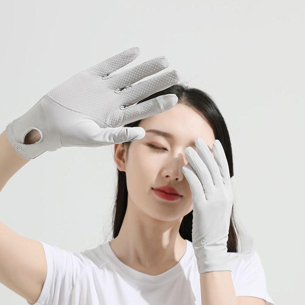 Sun Protection Gloves Two Fingers Gloves Ice Silk Mittens Sunscreen Gloves Full Finger Gloves
Sun Protection Gloves Two Fingers Gloves Ice Silk Mittens Sunscreen Gloves Full Finger Gloves