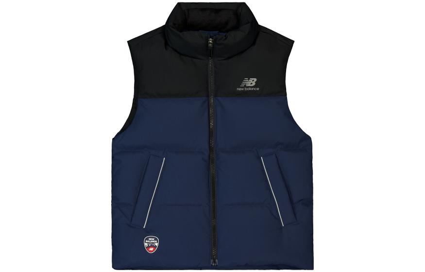New Balance Vest Patchwork Letter Zippers Windproof Thermal Fleece Lined Marine Blue Kids 7JD47063-NV 120
New Balance Vest Patchwork Letter Zippers Windproof Thermal Fleece Lined Marine Blue Kids 7JD47063-NV 120