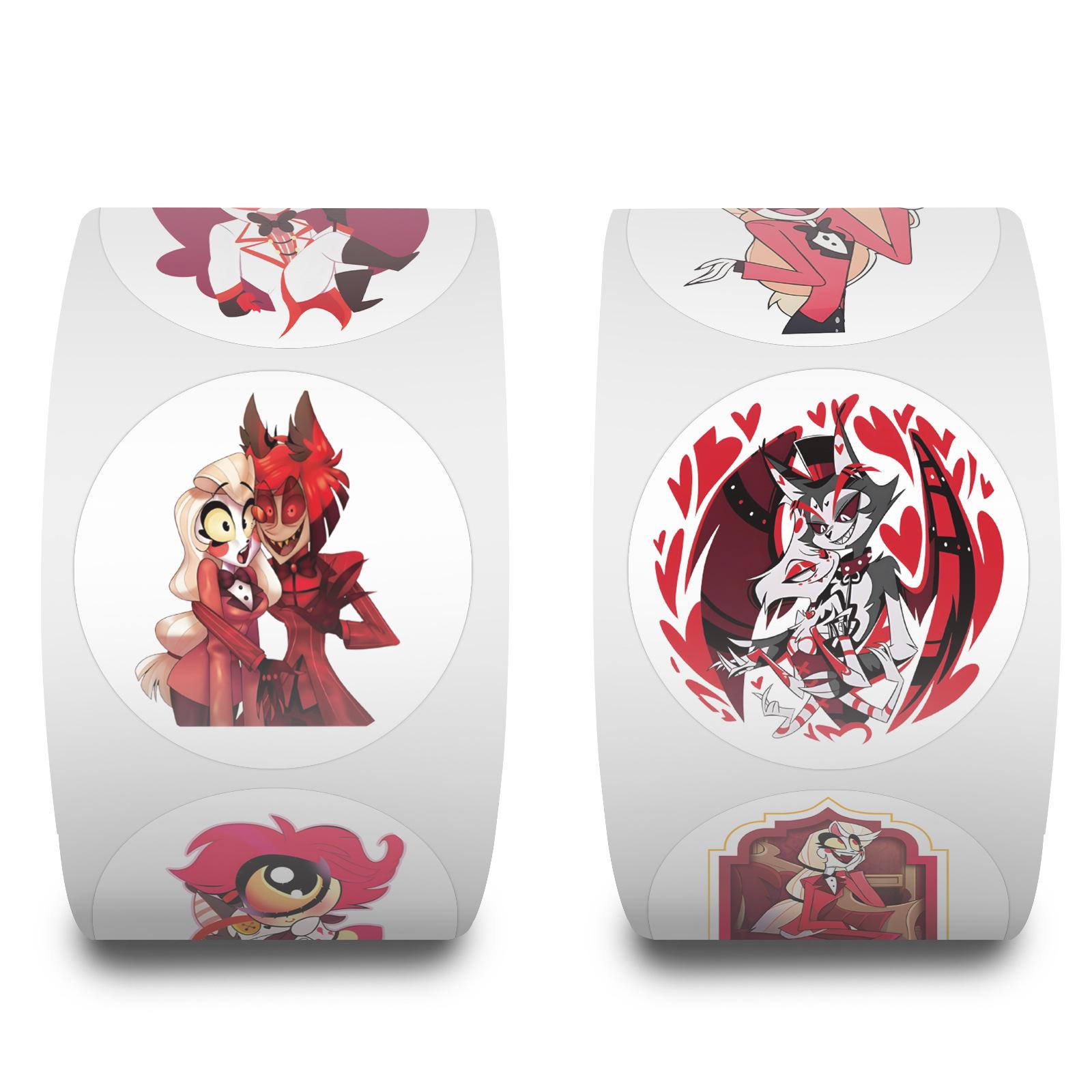 500 Stickers/Roll Hazbin Hotel Roll Decals Rewards Encourage Decals Creative Handbook Roll Decals Tape Premium
500 Stickers/Roll Hazbin Hotel Roll Decals Rewards Encourage Decals Creative Handbook Roll Decals Tape Premium