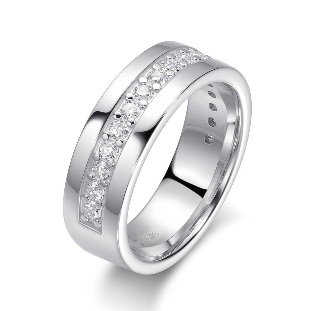 KNOBSPIN 2mm Round Moissanite Eternity Band Ring GRA Certified Lab Moissanite S925 Sterling Silver Wedding Rings for Women Man 6&all moissanite
KNOBSPIN 2mm Round Moissanite Eternity Band Ring GRA Certified Lab Moissanite S925 Sterling Silver Wedding Rings for Women Man 6&all moissanite