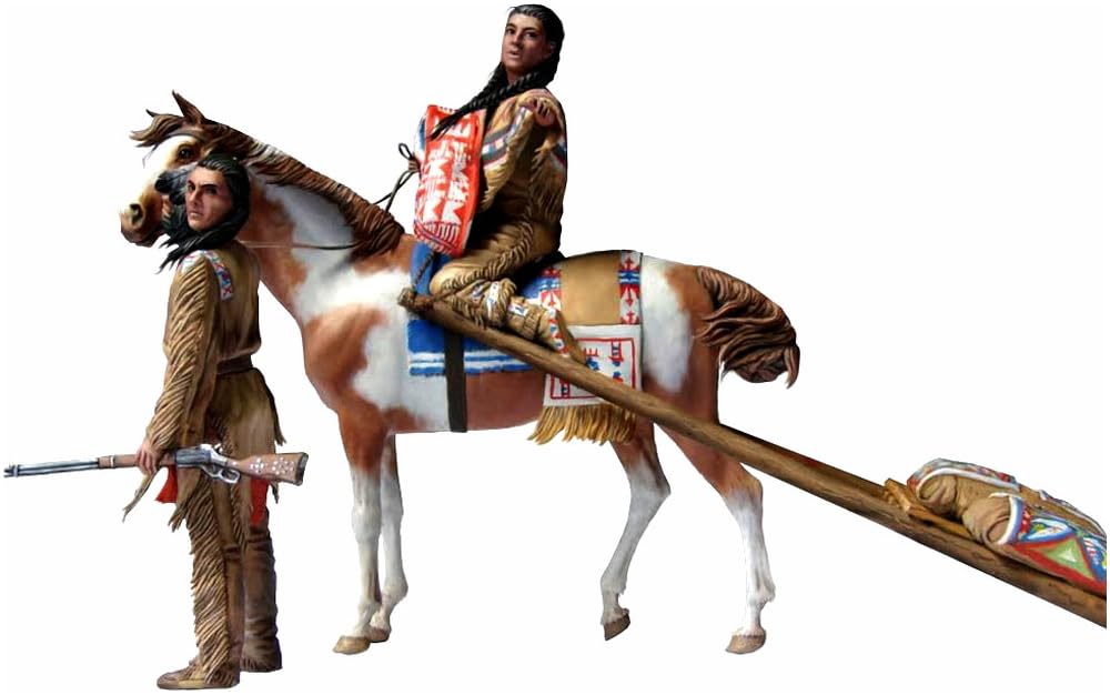 Master Box Indian Wars Великие равнины Индейские мужчины и женщины по 1 лошади Пластиковая модель MB35189 1/35 +
Master Box Indian Wars Великие равнины Индейские мужчины и женщины по 1 лошади Пластиковая модель MB35189 1/35 +