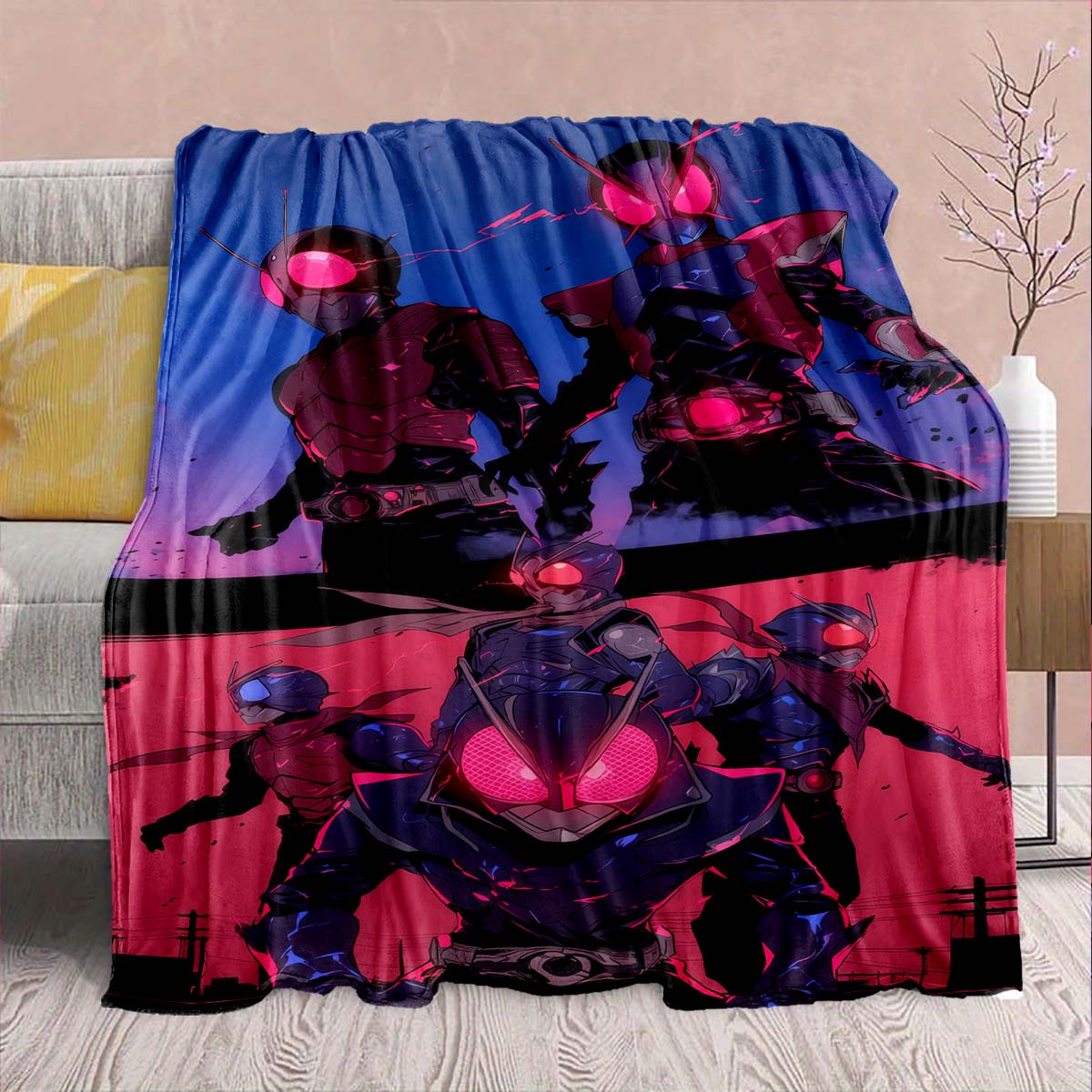 Kamen Rider Anime Flannel Blanket – Soft, Warm, Perfect for Sofas, Bedding, Camping, Travel, Office, and Home Decor – QJY 75x90cm
Kamen Rider Anime Flannel Blanket – Soft, Warm, Perfect for Sofas, Bedding, Camping, Travel, Office, and Home Decor – QJY 75x90cm