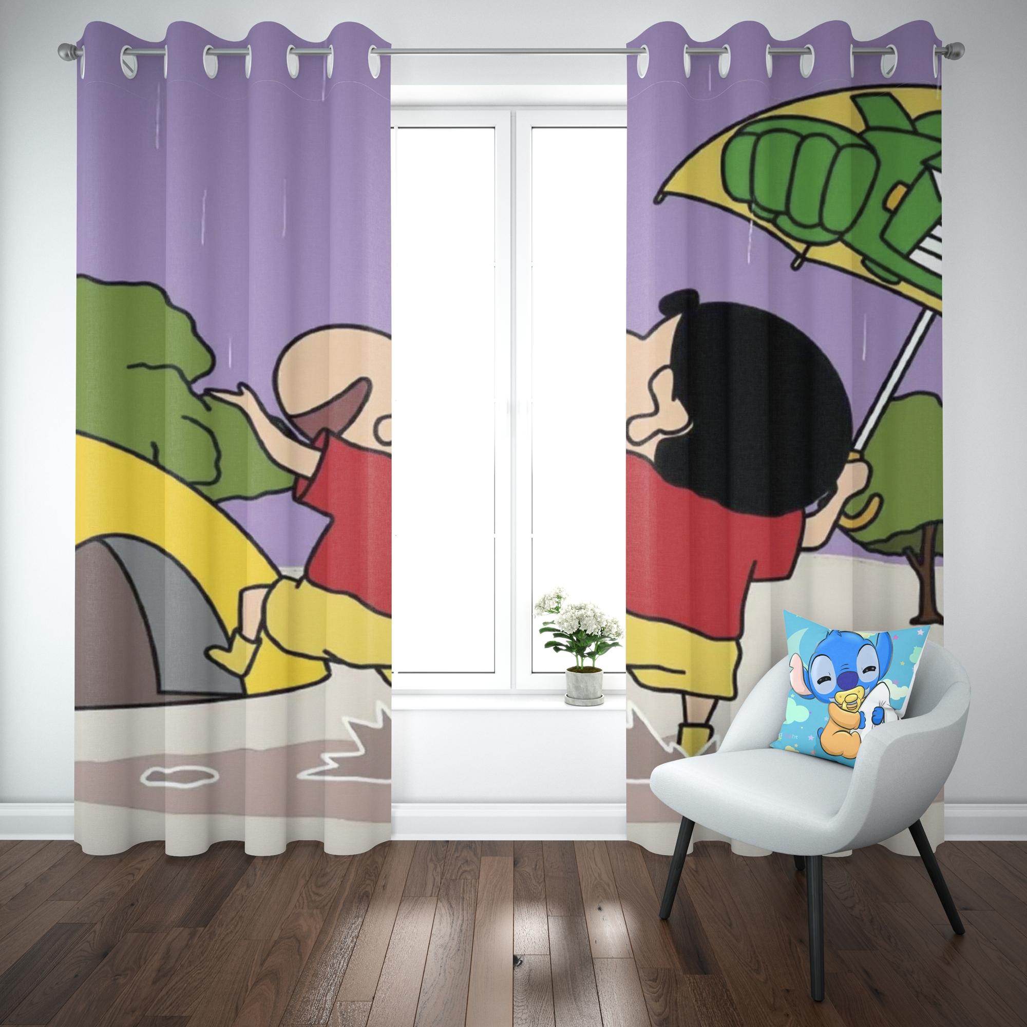 Crayon Shin-Chan 3D Digital Print Curtains Cartoon Window Blackout Curtain Bedroom Fashion Style Home Decor Cute Anime Findings 100x140cm&Grommet Top
Crayon Shin-Chan 3D Digital Print Curtains Cartoon Window Blackout Curtain Bedroom Fashion Style Home Decor Cute Anime Findings 100x140cm&Grommet Top