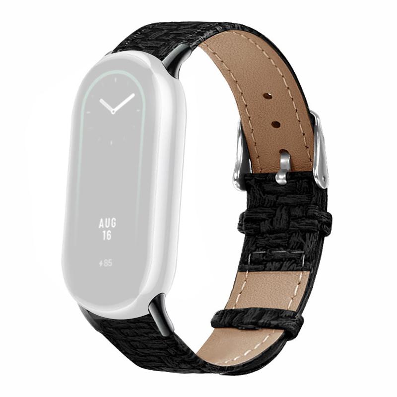 For Xiaomi Smart Band 9 NFC/9/8 NFC/8 Wrist Strap Woven Texture Cowhide Leather Band Black
For Xiaomi Smart Band 9 NFC/9/8 NFC/8 Wrist Strap Woven Texture Cowhide Leather Band Black