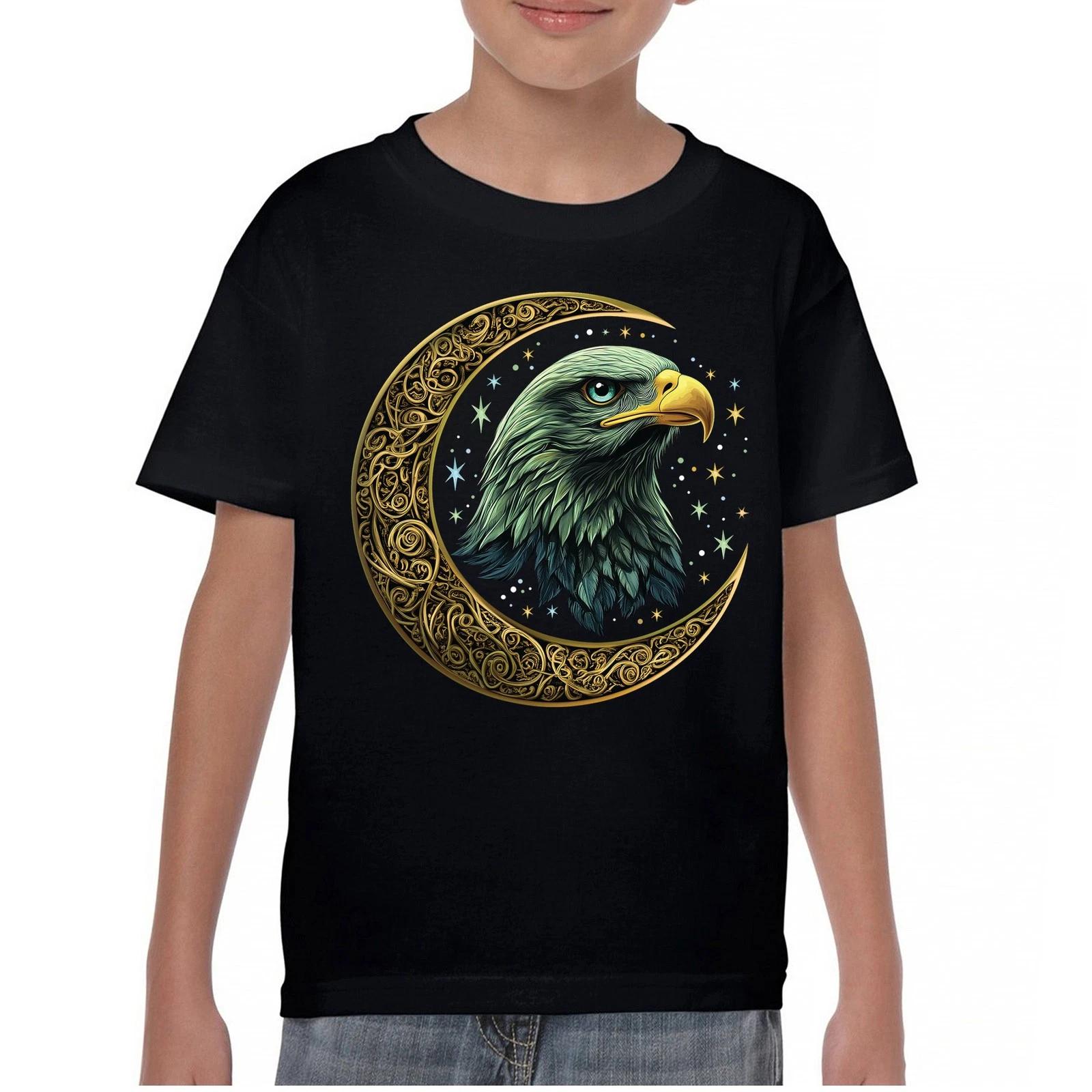 Celtic Moon Eagle Youth kids boys T-Shirt North Mystic Bird of Prey Spiritual Eagle Kids 160
Celtic Moon Eagle Youth kids boys T-Shirt North Mystic Bird of Prey Spiritual Eagle Kids 160