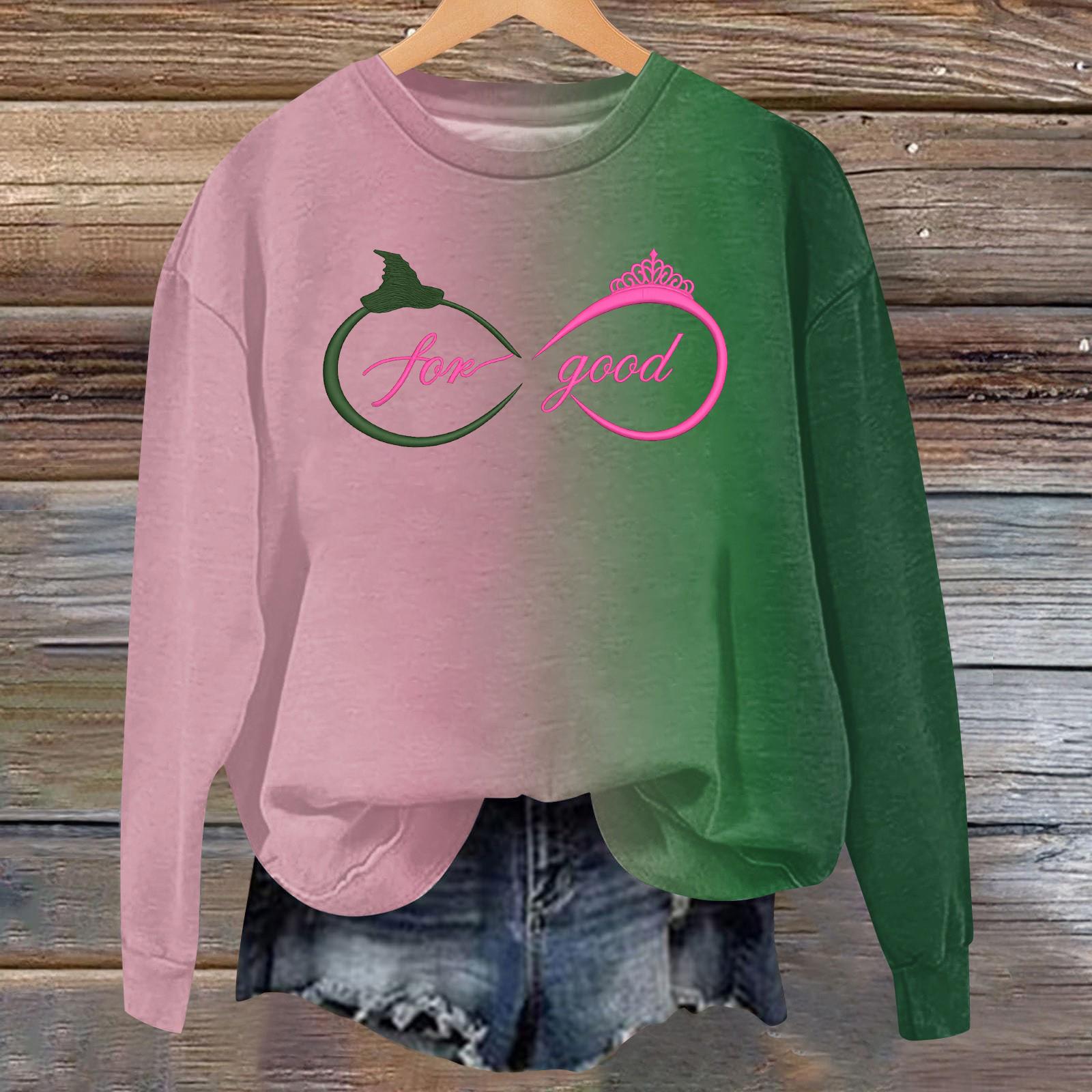 Женская модная повседневная толстовка с длинным рукавом, свободного кроя, с принтом S
Женская модная повседневная толстовка с длинным рукавом, свободного кроя, с принтом S