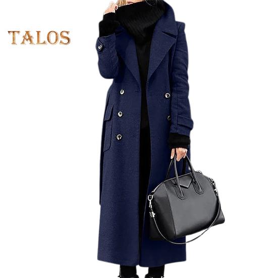 Женское пальто двубортное с отложным воротником кардиган длиной до середины икры с длинными рукавами куртка с карманами приталенный крой OL официальное пальто для поездок на работу S темно-синий
Женское пальто двубортное с отложным воротником кардиган длиной до середины икры с длинными рукавами куртка с карманами приталенный крой OL официальное пальто для поездок на работу S темно-синий