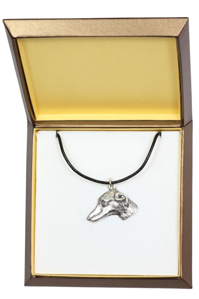 Azawakh, Tuareg Sloughi - Dog necklace in gift box, silver-plated locket for dog fan, striking pendant by Art-Dog brand
Azawakh, Tuareg Sloughi - Dog necklace in gift box, silver-plated locket for dog fan, striking pendant by Art-Dog brand
