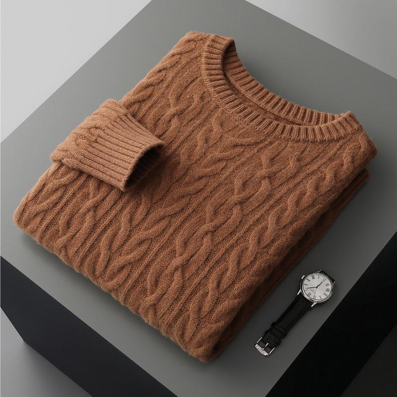 Men s 100% Wool Pullover Sweater - Thick Cable Knit, Round Neck, 90s Style, Autumn/Winter Warmth L
Men s 100% Wool Pullover Sweater - Thick Cable Knit, Round Neck, 90s Style, Autumn/Winter Warmth L