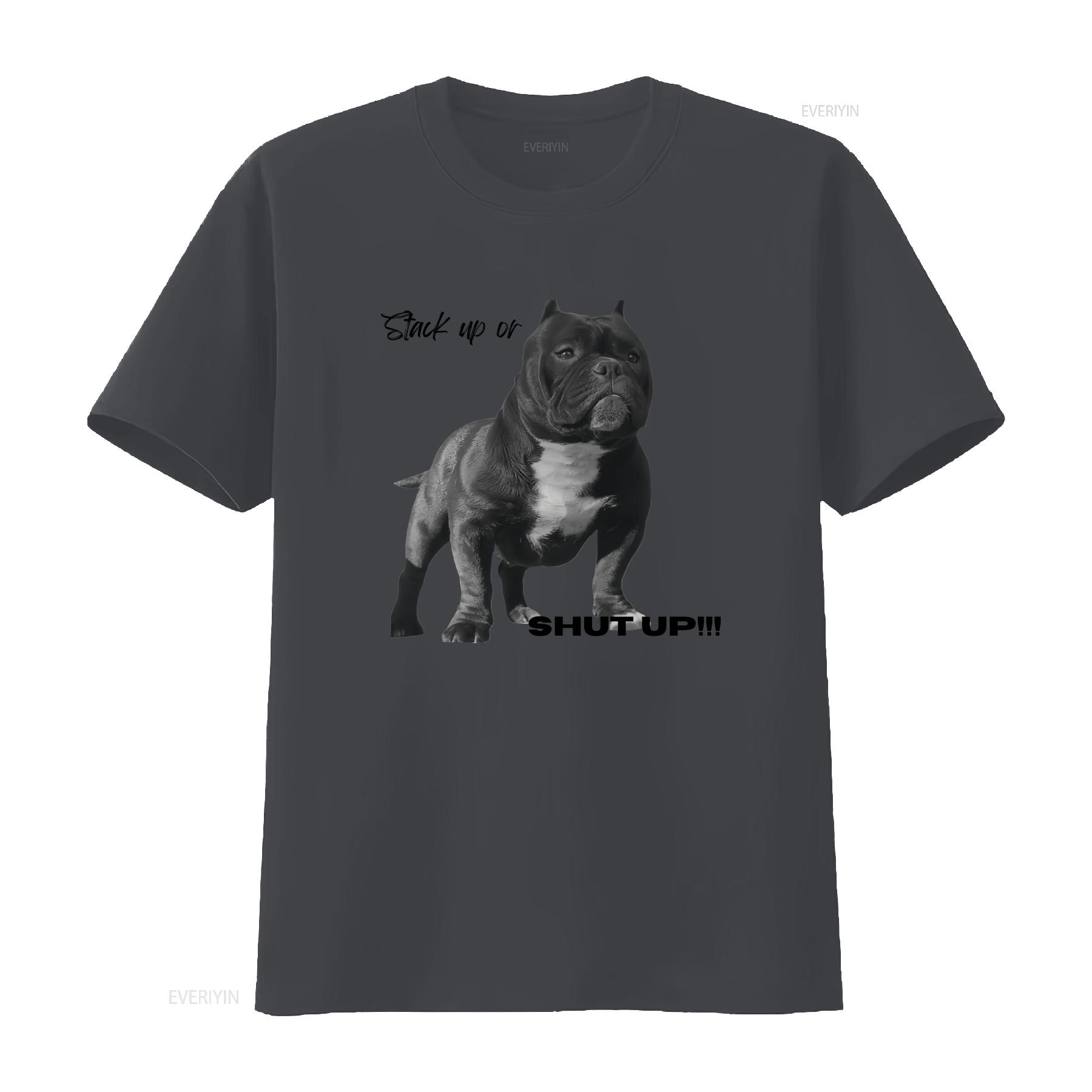 Stack Up OR SHUT American Bully T shirt Enthusiast Lovers Dog vintage Washed Stretched designer clothes streetwear Soft 4XL
Stack Up OR SHUT American Bully T shirt Enthusiast Lovers Dog vintage Washed Stretched designer clothes streetwear Soft 4XL