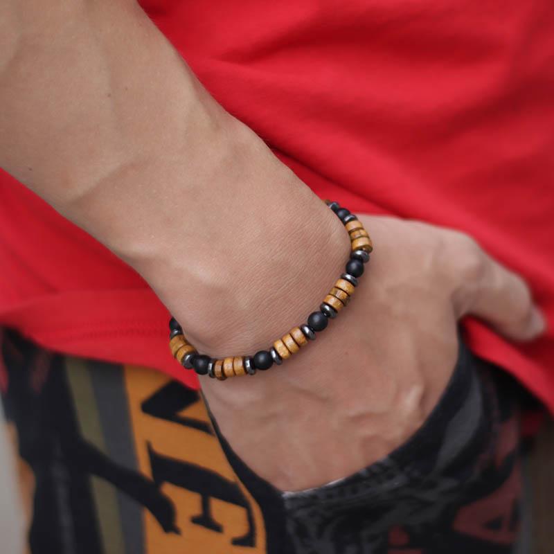 Handmade Natural Wood Bracelet Men 6mm Lava Hematite Blue Sandstone Beaded Braslet Stone Pulseria Homme Meditation Jewelry Joias
Handmade Natural Wood Bracelet Men 6mm Lava Hematite Blue Sandstone Beaded Braslet Stone Pulseria Homme Meditation Jewelry Joias