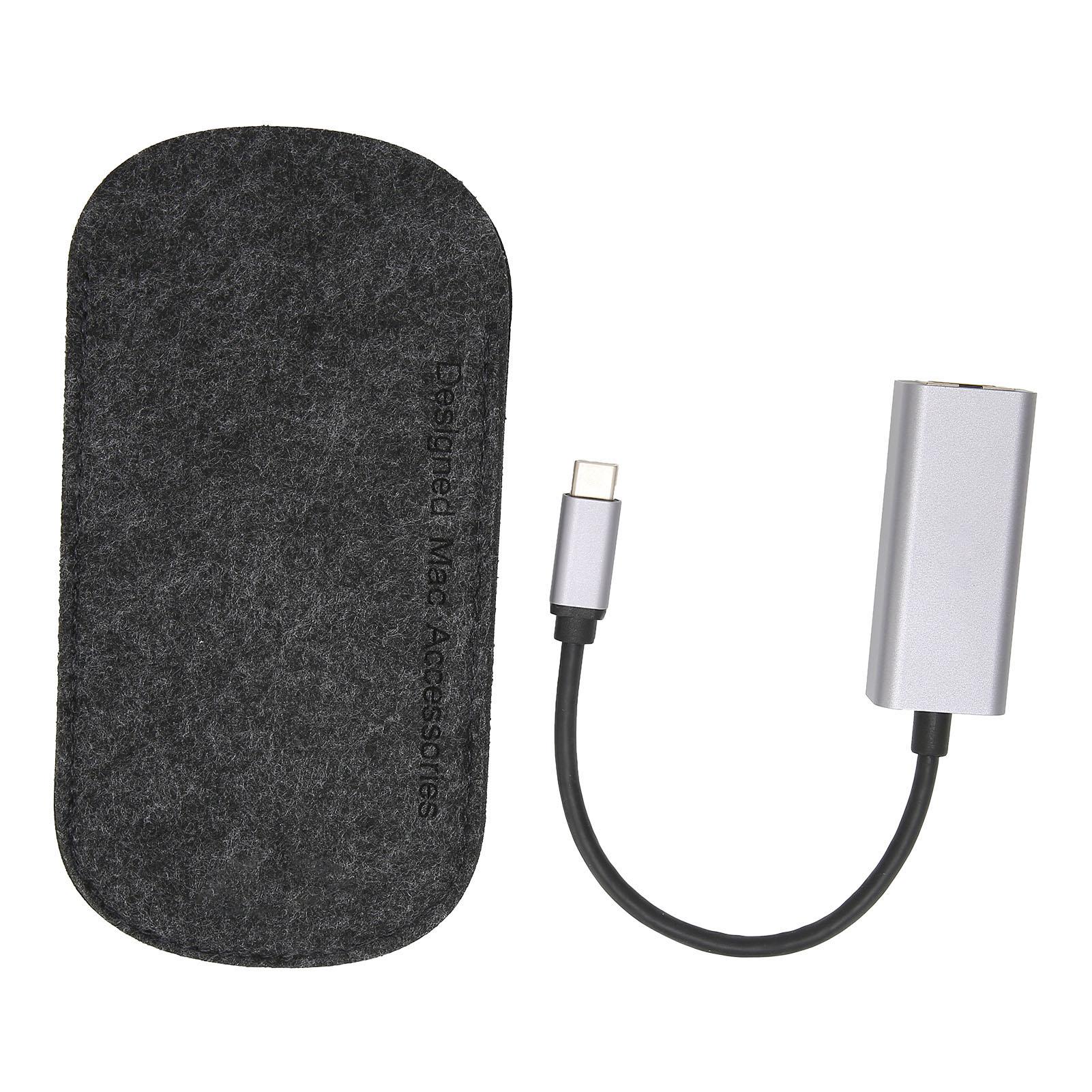 Адаптер TypeC на RJ45 1000 Мбіт/с для комп ютера з алюмінієвим корпусом для Huawei Mate Book
Адаптер TypeC на RJ45 1000 Мбіт/с для комп ютера з алюмінієвим корпусом для Huawei Mate Book