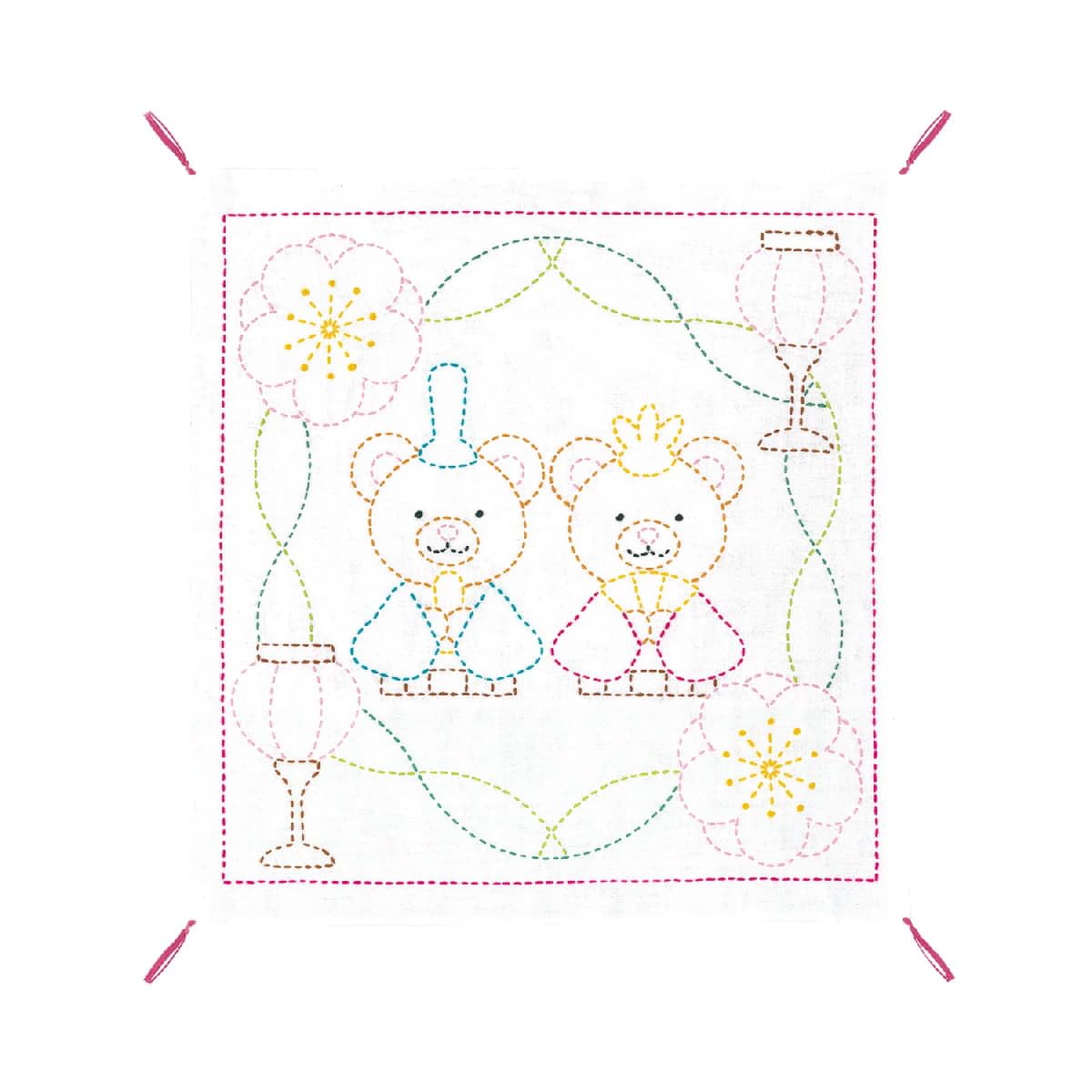 Olympus Thread Sashiko Kit Bear Hinamatsuri (Girl s Day) SK-330 белый
Olympus Thread Sashiko Kit Bear Hinamatsuri (Girl s Day) SK-330 белый