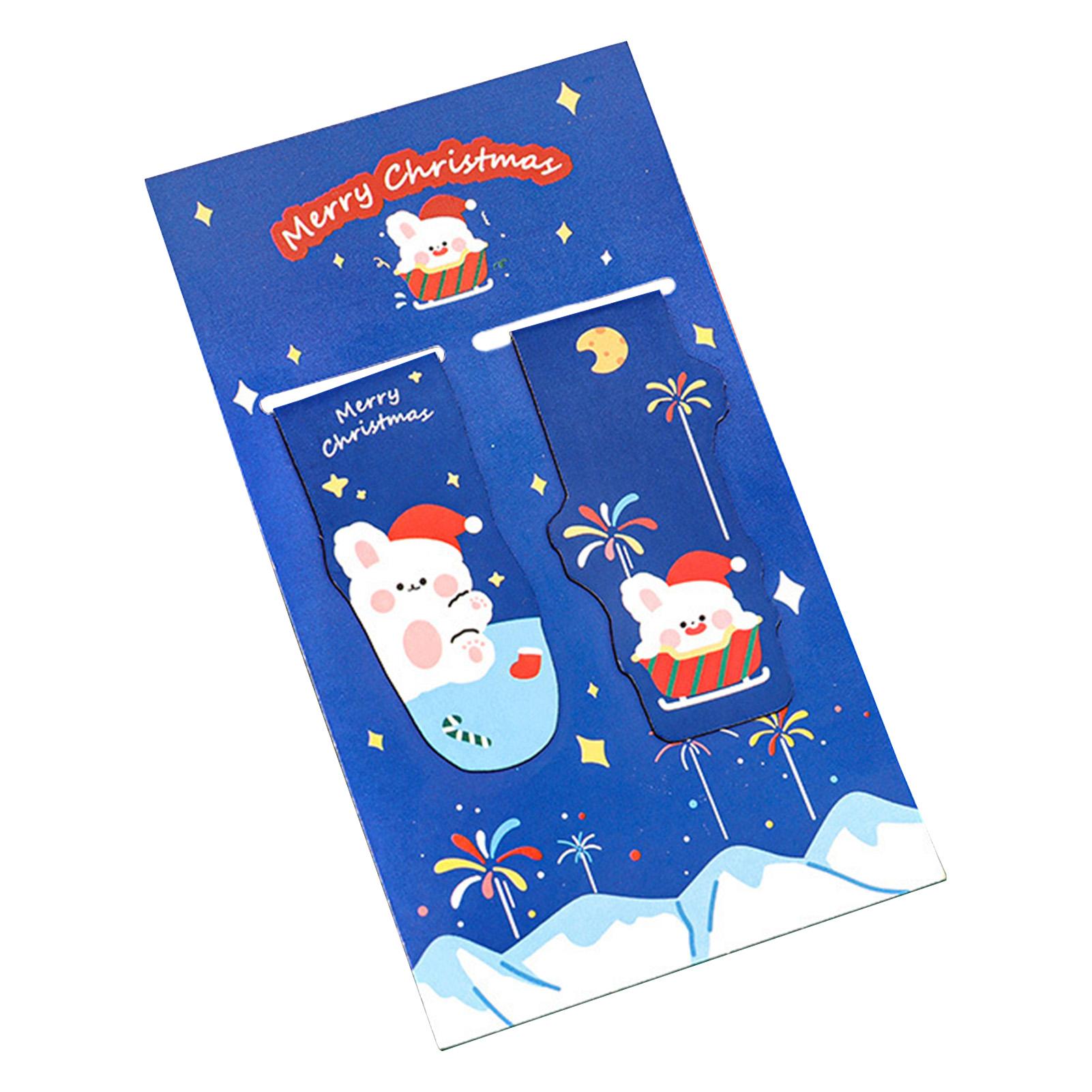 Mini Cartoon Christmas Page Markers Convenient to Use Assorted Xmas Books Marker Clip Suitable for Stocking Stuffers Fillers
Mini Cartoon Christmas Page Markers Convenient to Use Assorted Xmas Books Marker Clip Suitable for Stocking Stuffers Fillers