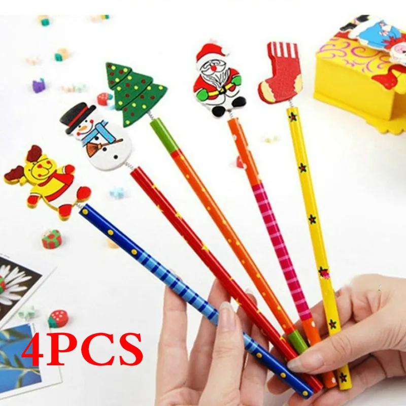 4 шт., креативные канцелярские принадлежности, детские школьные принадлежности, милый мультяшный деревянный рождественский карандаш с резиновыми рукавами, Рождественский подарок зелёный
4 шт., креативные канцелярские принадлежности, детские школьные принадлежности, милый мультяшный деревянный рождественский карандаш с резиновыми рукавами, Рождественский подарок зелёный