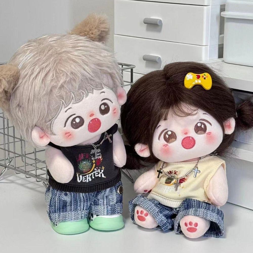 Replacement Outfit Miniature Vest Pants Set 20cm Doll Couples Dress Suit Cotton Stuffed Doll білий
Replacement Outfit Miniature Vest Pants Set 20cm Doll Couples Dress Suit Cotton Stuffed Doll білий