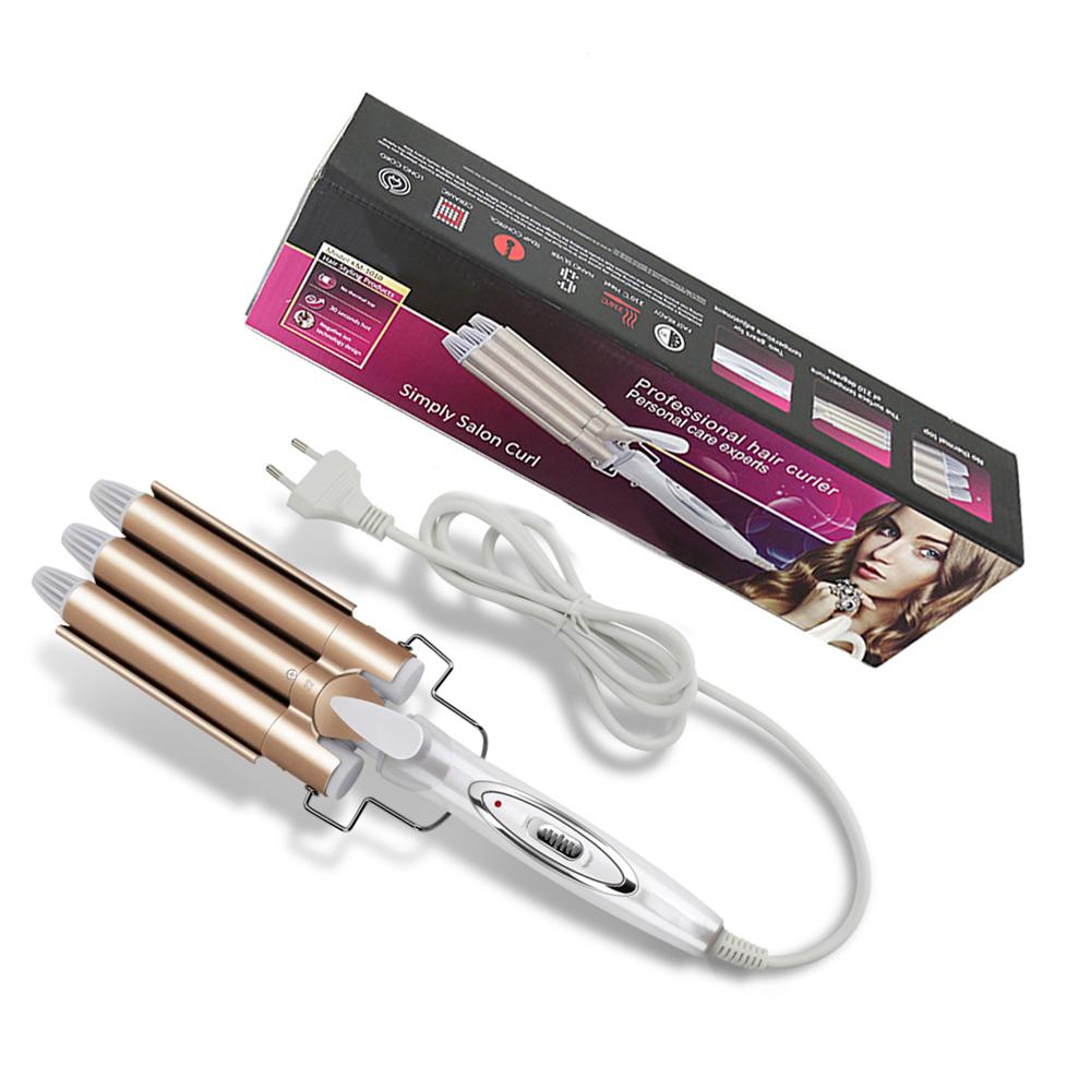 Профессиональные инструменты для завивки волос Керамический трехствольный стайлер для волос Инструменты для укладки волос Бигуди Электрические завивки EU
Профессиональные инструменты для завивки волос Керамический трехствольный стайлер для волос Инструменты для укладки волос Бигуди Электрические завивки EU