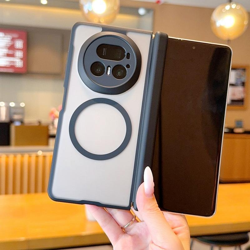Frosted Matte Semi-Transparent Magnetic Center Axis Phone Case For Honor Magic V5 magic V3 V2 With Magnetic Ring Protect Cover HONOR Magic V2
Frosted Matte Semi-Transparent Magnetic Center Axis Phone Case For Honor Magic V5 magic V3 V2 With Magnetic Ring Protect Cover HONOR Magic V2