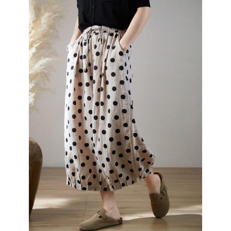 2026 Summer Polka Dot Cotton-Linen Loose Harem Pants - Plus Size, Retro Artistic Style for Women XL
2026 Summer Polka Dot Cotton-Linen Loose Harem Pants - Plus Size, Retro Artistic Style for Women XL