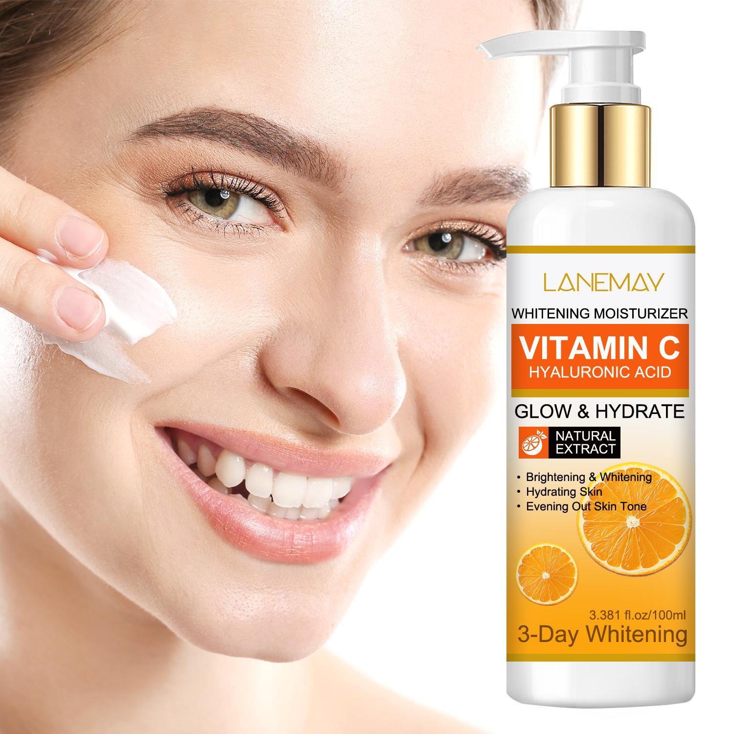 Whitening Moisturizer-Whitening & Brightening-Even Skin Tone-Enhances Skin Glow And Clarity-Suitable For All Skin Types, 100ml
Whitening Moisturizer-Whitening & Brightening-Even Skin Tone-Enhances Skin Glow And Clarity-Suitable For All Skin Types, 100ml