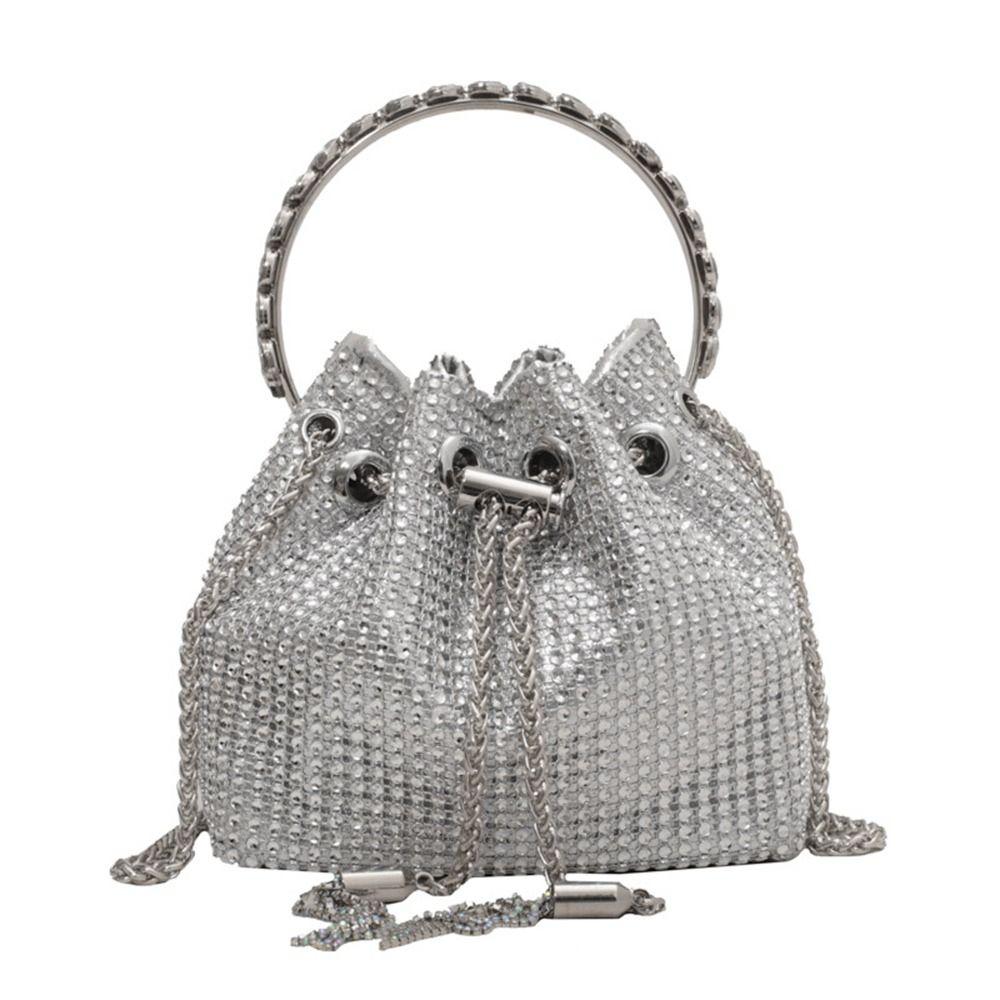 Purse Purses and Handbags Shiny Crystal Shoulder Bag Silver Clutch Purses Rhinestone Evening Bag Sparkly Diamond Silver Purse
Purse Purses and Handbags Shiny Crystal Shoulder Bag Silver Clutch Purses Rhinestone Evening Bag Sparkly Diamond Silver Purse