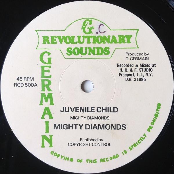 12inch Record MIGHTY DIAMONDS - Juvenile Child RGD500 Revolutionary S 1985 US Reggae, Ska & Dub Used
12inch Record MIGHTY DIAMONDS - Juvenile Child RGD500 Revolutionary S 1985 US Reggae, Ska & Dub Used