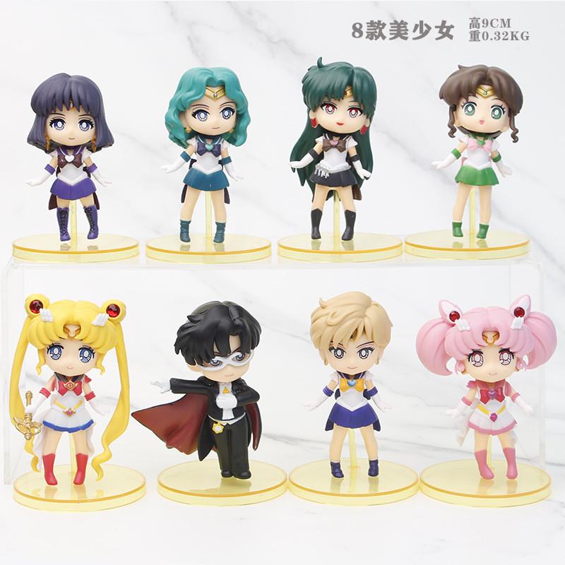 Sweet Sailor Moon Chibi Pvc Figure Set Usagi Tsukino Mamoru Chiba Blind Box Car Decoration
Sweet Sailor Moon Chibi Pvc Figure Set Usagi Tsukino Mamoru Chiba Blind Box Car Decoration