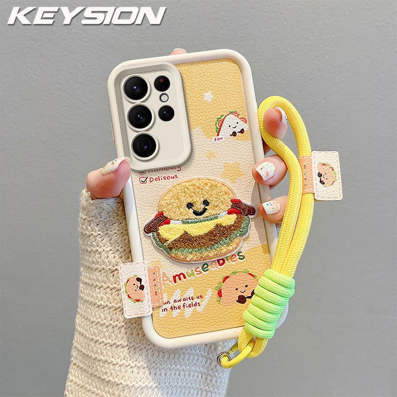 KEYSION Cartoon Cute Plush Embroidery Case for Samsung S26 UItra 5G with Lanyard Soft Silicone Shockproof Phone Cover for Galaxy S26 UItra for Galaxy S26 UItra
KEYSION Cartoon Cute Plush Embroidery Case for Samsung S26 UItra 5G with Lanyard Soft Silicone Shockproof Phone Cover for Galaxy S26 UItra for Galaxy S26 UItra