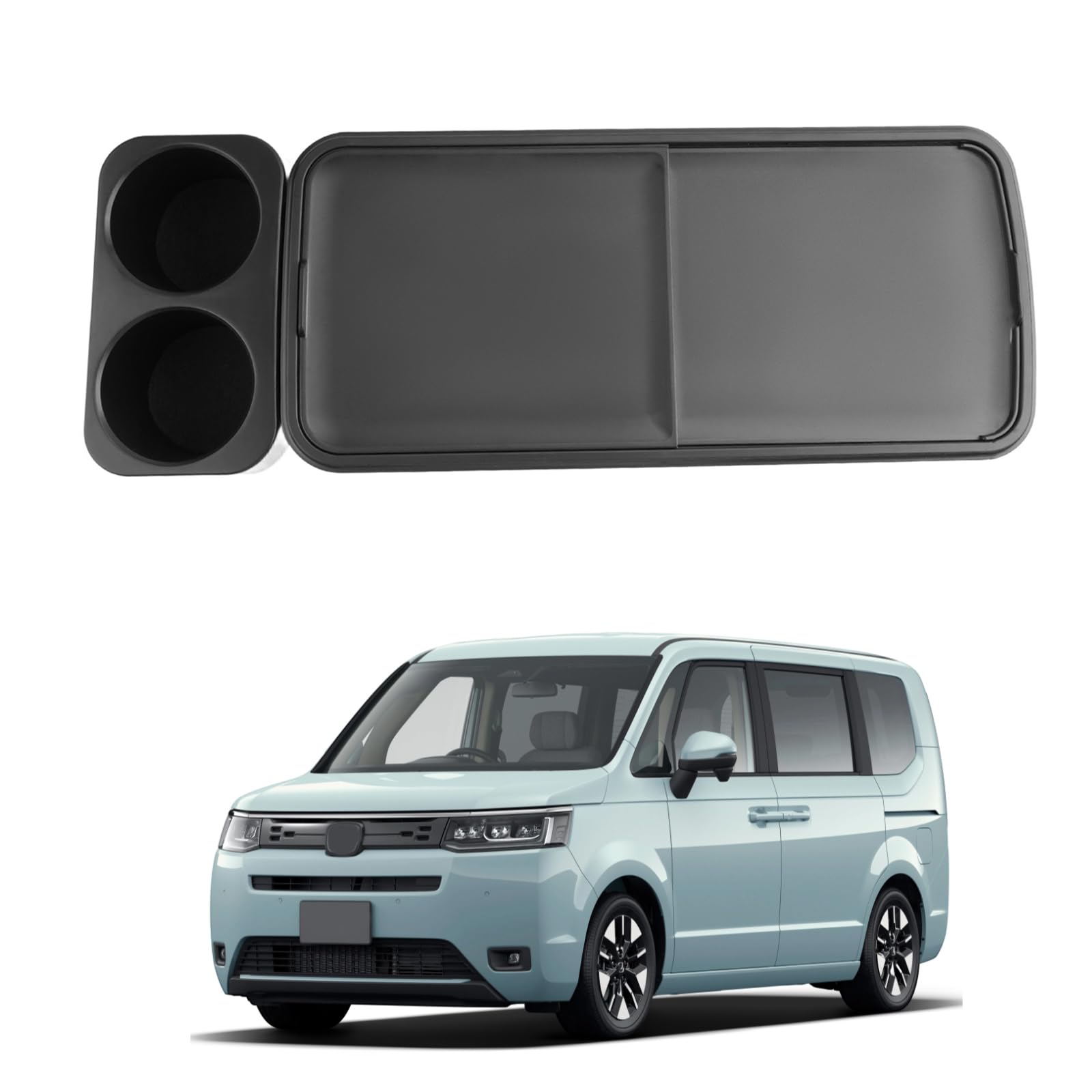 RUIYA Sliding Armrest Box Cover for the New Honda Step WGN RP Series Includes a Center Drink and Easy Installation and Scratch Customizable Interior
RUIYA Sliding Armrest Box Cover for the New Honda Step WGN RP Series Includes a Center Drink and Easy Installation and Scratch Customizable Interior