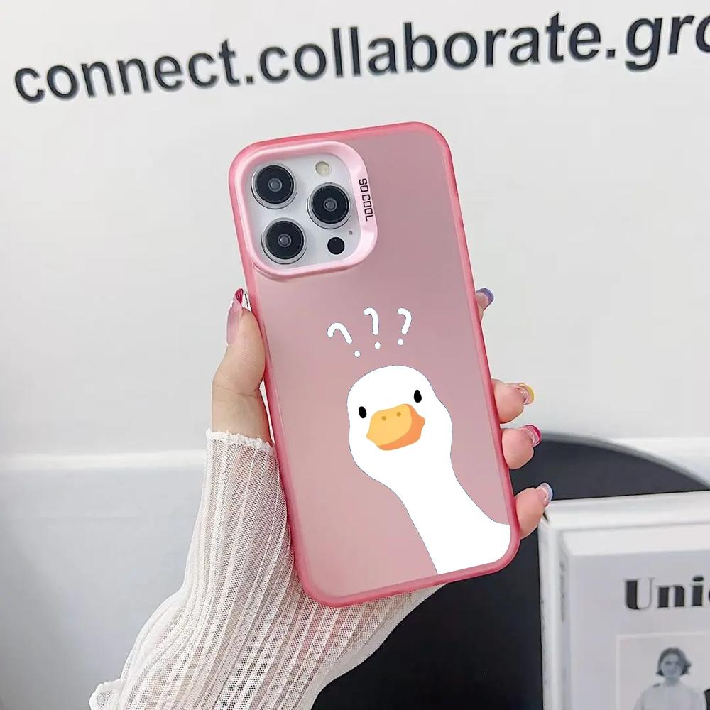 Cute Confused Duck Creative design Phone Case For lMDColor Silver Shell For lPhone 17 16 e 15 14 13 12 11 Pro Max Plus iPhone Air
Cute Confused Duck Creative design Phone Case For lMDColor Silver Shell For lPhone 17 16 e 15 14 13 12 11 Pro Max Plus iPhone Air
