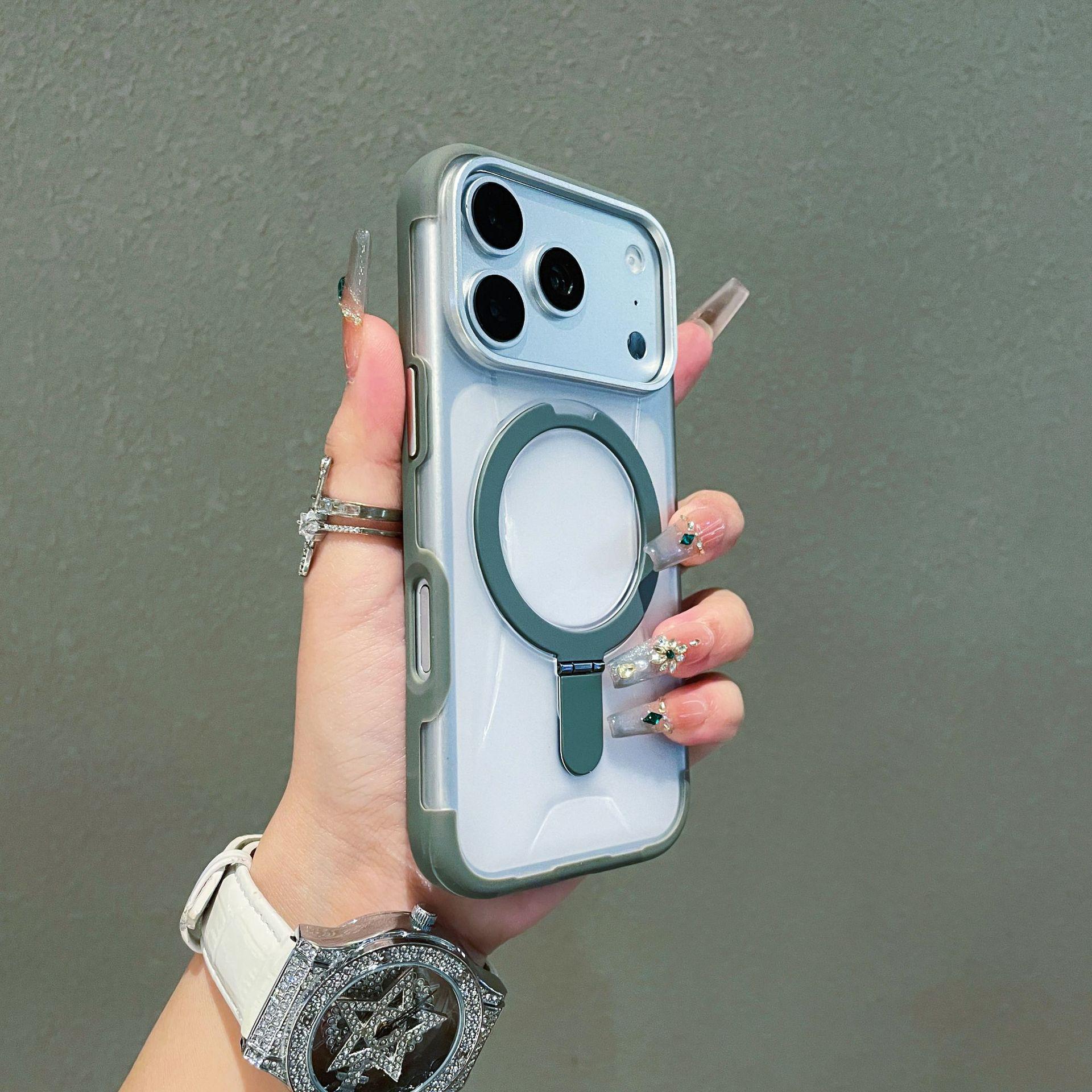 iPhone 17 Pro Max Kirin Magnetic Bracket Drop-Proof Full Coverage Case with Large Camera Cutout 16 Pro Max
iPhone 17 Pro Max Kirin Magnetic Bracket Drop-Proof Full Coverage Case with Large Camera Cutout 16 Pro Max