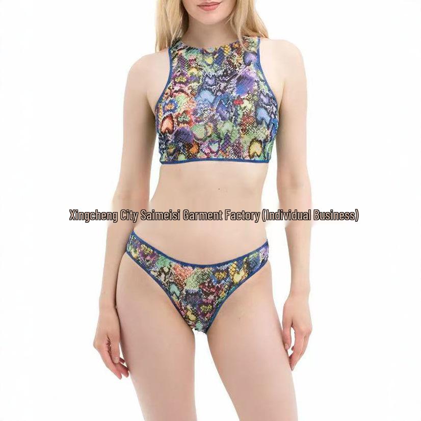 Two-Piece Vest-Style Bikini Swimsuit for Women - Seaside Russian Beachwear XL
Two-Piece Vest-Style Bikini Swimsuit for Women - Seaside Russian Beachwear XL