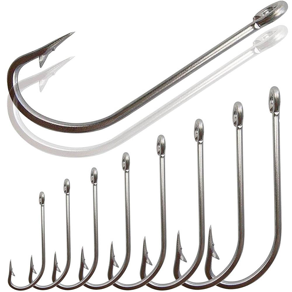 30pcs 34007 Stainless Steel Fishing Hooks White Big Extra Long Shank Fishing Hook Size 1/0 2/0 3/0 4/0 5/0 6/0 7/0 8/0 9/0 10/0
30pcs 34007 Stainless Steel Fishing Hooks White Big Extra Long Shank Fishing Hook Size 1/0 2/0 3/0 4/0 5/0 6/0 7/0 8/0 9/0 10/0