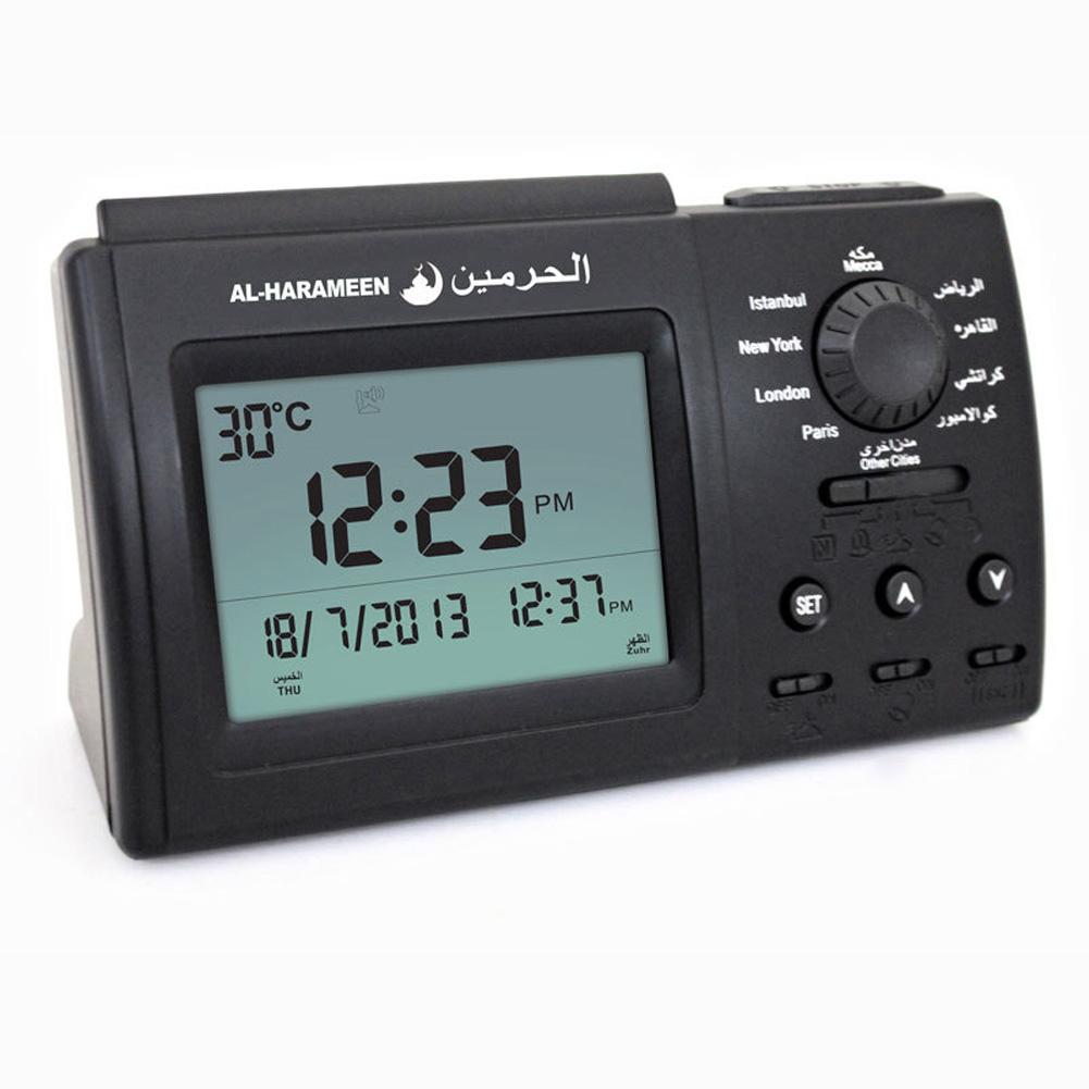 Muslim Alarm Clock LED Display Rectangle Arab Desktop Azan Clock black#0
Muslim Alarm Clock LED Display Rectangle Arab Desktop Azan Clock black#0