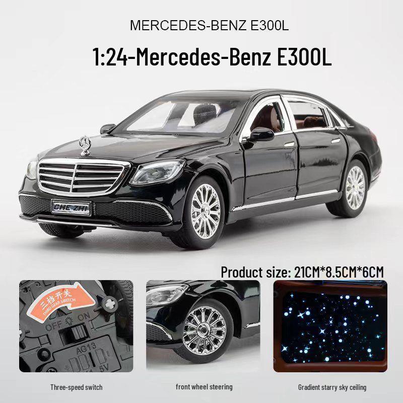Игрушечная машинка седан Mercedes-Benz E300L из сплава для мальчиков - Детская имитационная модель, украшение со стоячим знаком
Игрушечная машинка седан Mercedes-Benz E300L из сплава для мальчиков - Детская имитационная модель, украшение со стоячим знаком
