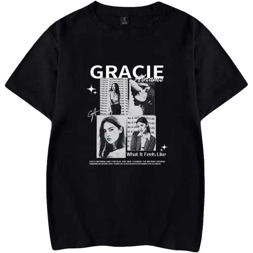 Gracie Abrams Short Sleeve T-shirt Merch Unisex Fashion Top Men s Summer 100% Cotton Round Neck Printed T Short Sleeve Top S
Gracie Abrams Short Sleeve T-shirt Merch Unisex Fashion Top Men s Summer 100% Cotton Round Neck Printed T Short Sleeve Top S