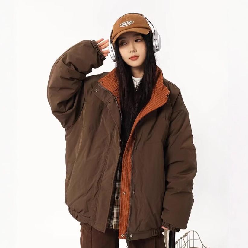 Unisex Japanese Retro Reversible Padded Stand Collar Cotton Jacket, Winter Warm, Mallard Green, Loose Fit Workwear Coat. Extra Extra Large
Unisex Japanese Retro Reversible Padded Stand Collar Cotton Jacket, Winter Warm, Mallard Green, Loose Fit Workwear Coat. Extra Extra Large