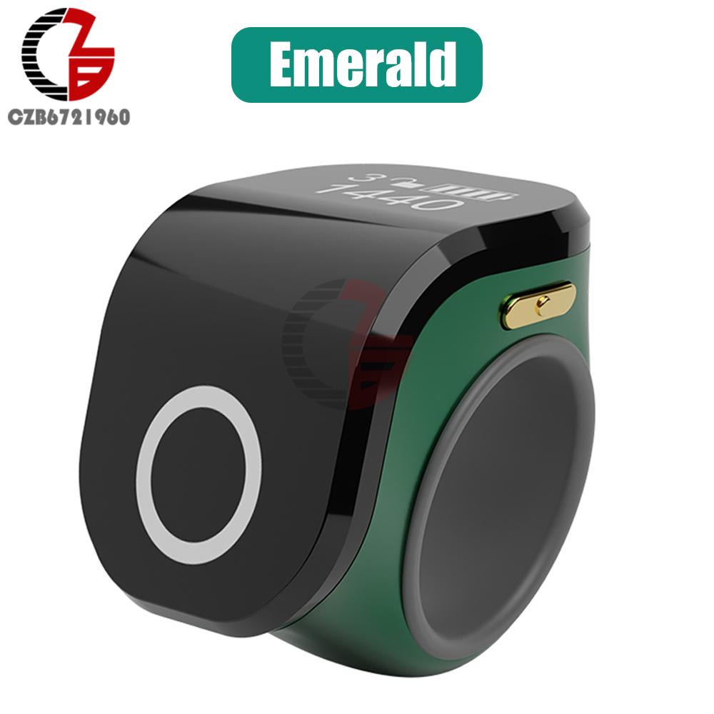 Smart Tasbih Tally Counter OLED Digital Tasbeeh Zikr Ring Finger Counter Waterproof USB Counters Prayer Time Vibration Reminder зелёный
Smart Tasbih Tally Counter OLED Digital Tasbeeh Zikr Ring Finger Counter Waterproof USB Counters Prayer Time Vibration Reminder зелёный