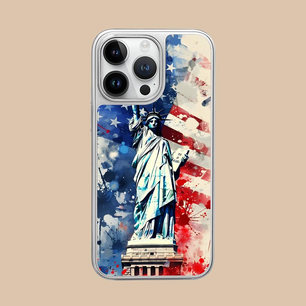 USA America Flag Silver Plating Mobile Phone Case for iPhone 17 16 15 14 13 12 11 Air Pro Max Plus Colorful Cover iPhone 11
USA America Flag Silver Plating Mobile Phone Case for iPhone 17 16 15 14 13 12 11 Air Pro Max Plus Colorful Cover iPhone 11
