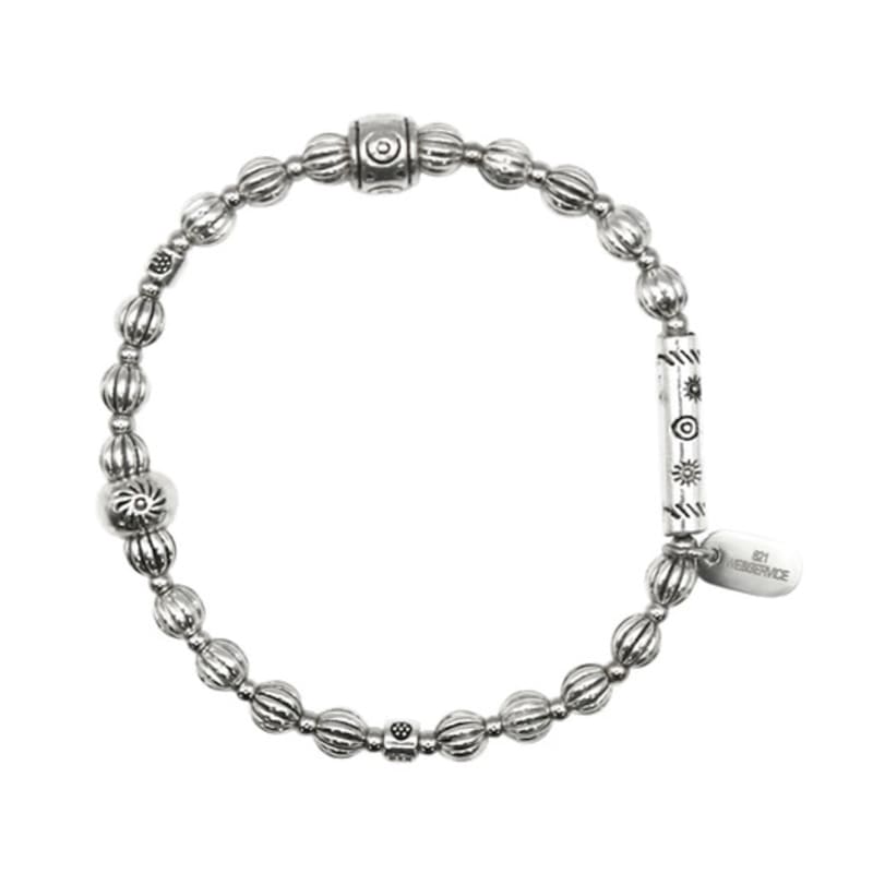 821WEBSERVICE line ball bracelet silver
821WEBSERVICE line ball bracelet silver