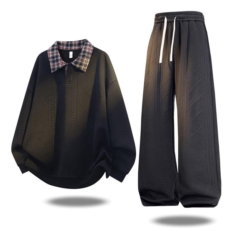 Autumn Fashion Plus Size M-8XL Youth Lapel Sweatshirt & Pants Set 7XL чорний
Autumn Fashion Plus Size M-8XL Youth Lapel Sweatshirt & Pants Set 7XL чорний