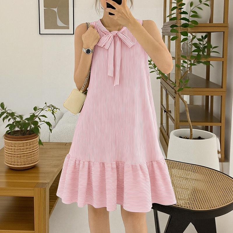 ZANZEA Women Casual Round Neck Off Shoulder Sleeveless Stripe Dress XL рожевий
ZANZEA Women Casual Round Neck Off Shoulder Sleeveless Stripe Dress XL рожевий