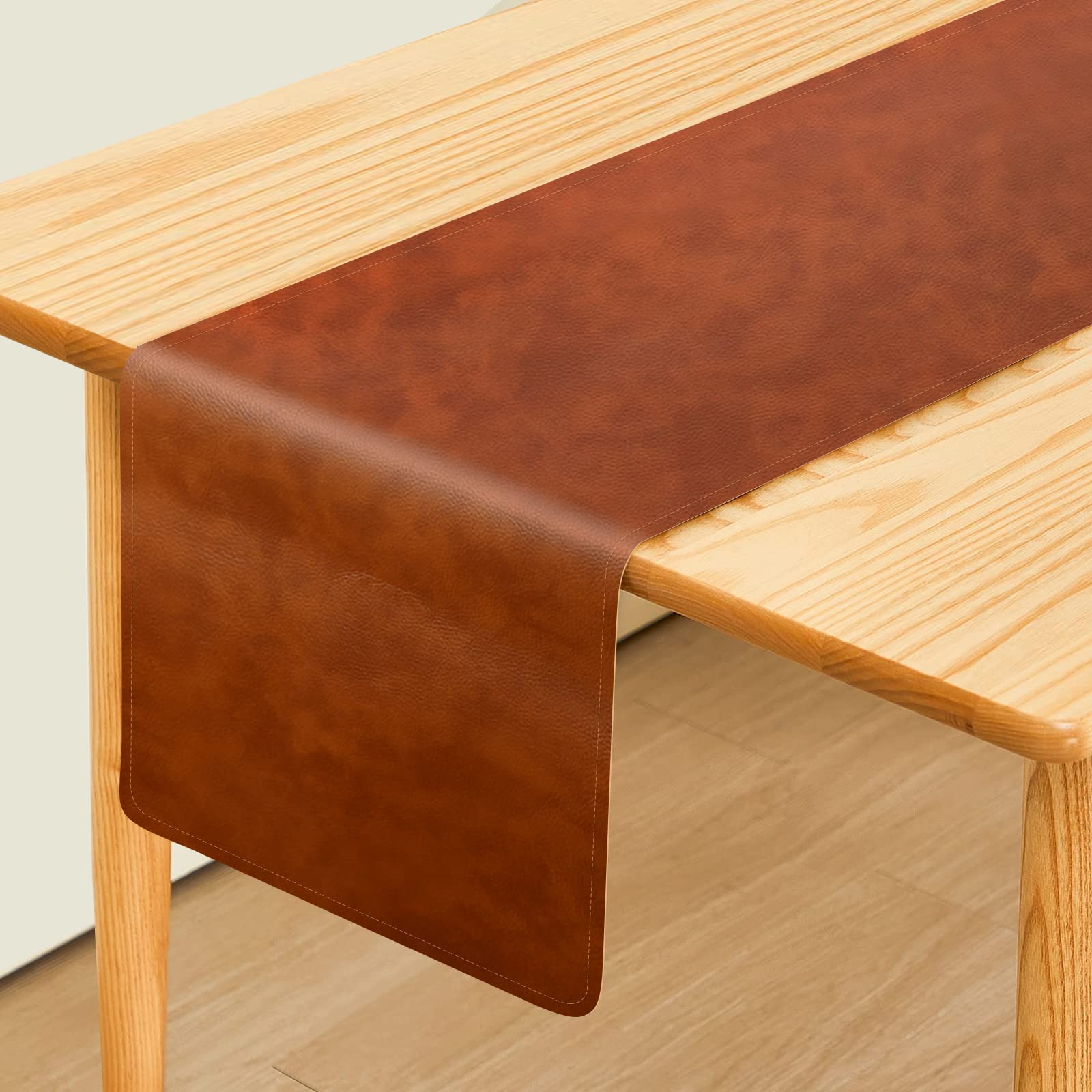 Linkidea Vegan Leather Table Runner, 71 x 13 inches, Heat Resistant, Waterproof, Faux Leather Table Mat, for Everyday Use, Holidays, Catering Events (
Linkidea Vegan Leather Table Runner, 71 x 13 inches, Heat Resistant, Waterproof, Faux Leather Table Mat, for Everyday Use, Holidays, Catering Events (