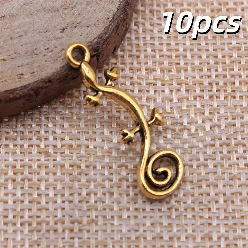 10 gecko pendants, used for jewelry making, bracelets, earrings, necklaces, clothing decoration pendants, 29X11mm, mainly made o 10pcs золотой
10 gecko pendants, used for jewelry making, bracelets, earrings, necklaces, clothing decoration pendants, 29X11mm, mainly made o 10pcs золотой
