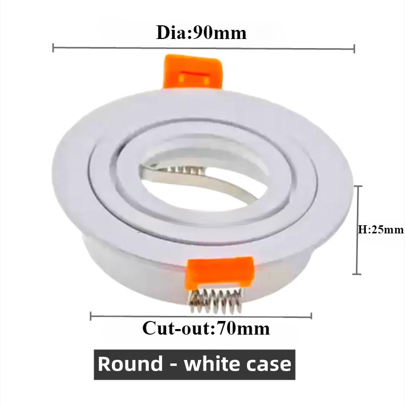 GU10 MR16 Led Stand Black/White Halogen/Led Spot Light Frame E27 Lamp Holder GU10 Downlight Accessories Adjustable
GU10 MR16 Led Stand Black/White Halogen/Led Spot Light Frame E27 Lamp Holder GU10 Downlight Accessories Adjustable