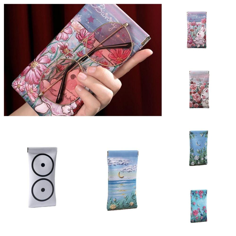 Flower Self-closing Glasses Case Painting Sunglass Storage Bag Pu Leather Glasses Case Travel B
Flower Self-closing Glasses Case Painting Sunglass Storage Bag Pu Leather Glasses Case Travel B
